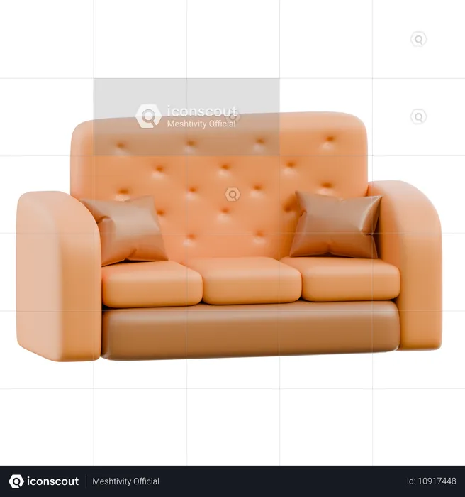 Sofa  3D Icon