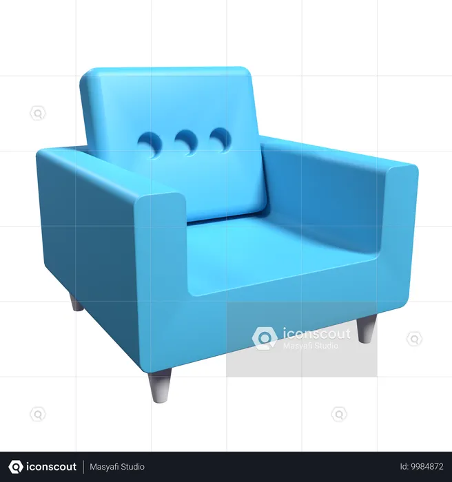 Sofa  3D Icon