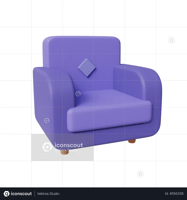 Sofa  3D Icon