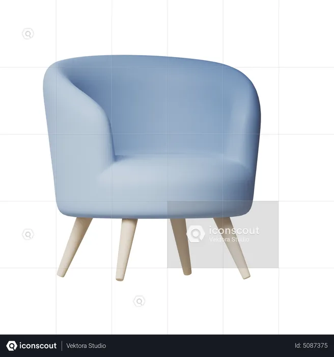 Sofa Chair  3D Icon