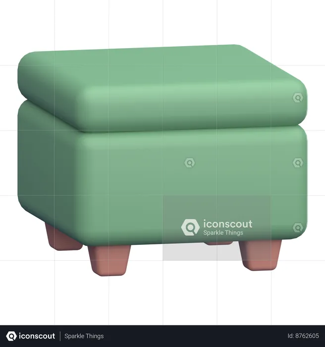 Sofa Square  3D Icon