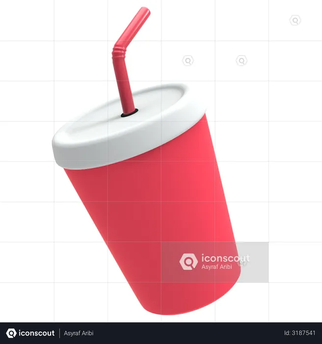 Soft Drink  3D Illustration