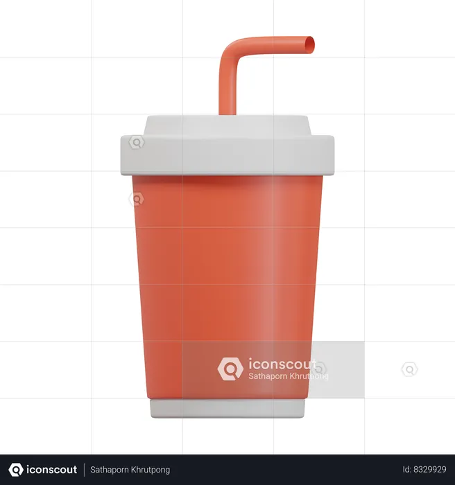 Soft Drink  3D Icon