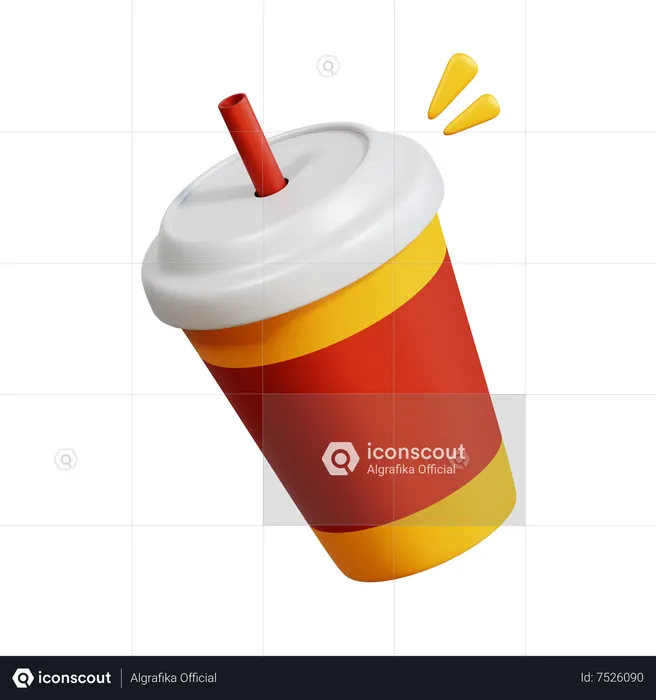 Soft Drink  3D Icon