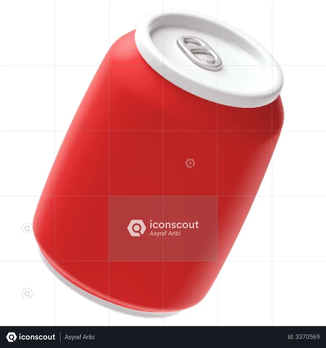 Soft drink  3D Illustration