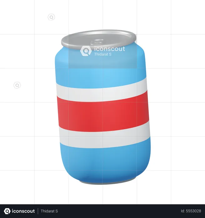 Soft Drink Can  3D Icon