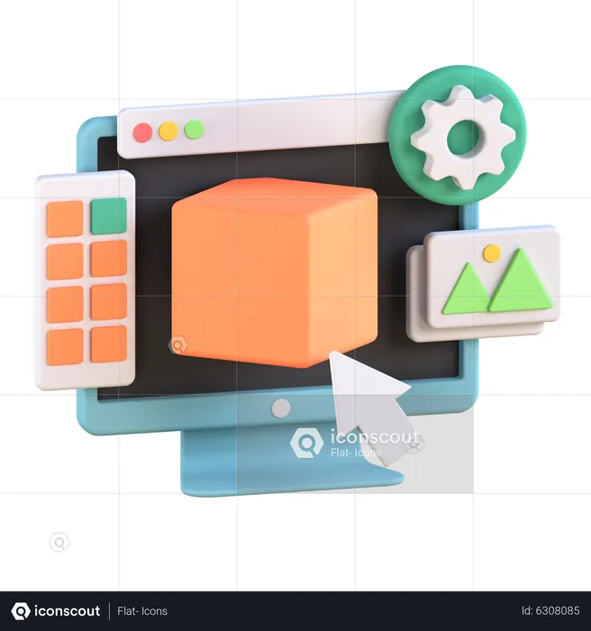 Software de design  3D Icon