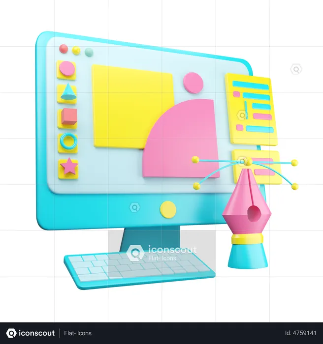 Software de diseño  3D Illustration