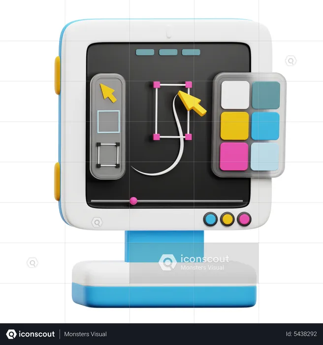 Software de diseño  3D Icon