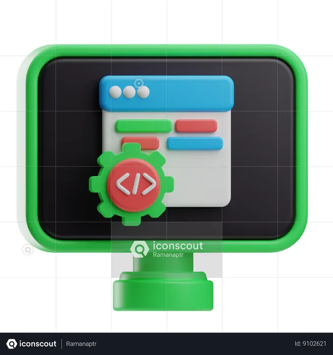 Software Development  3D Icon