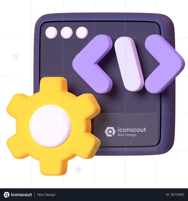 Software development  3D Icon