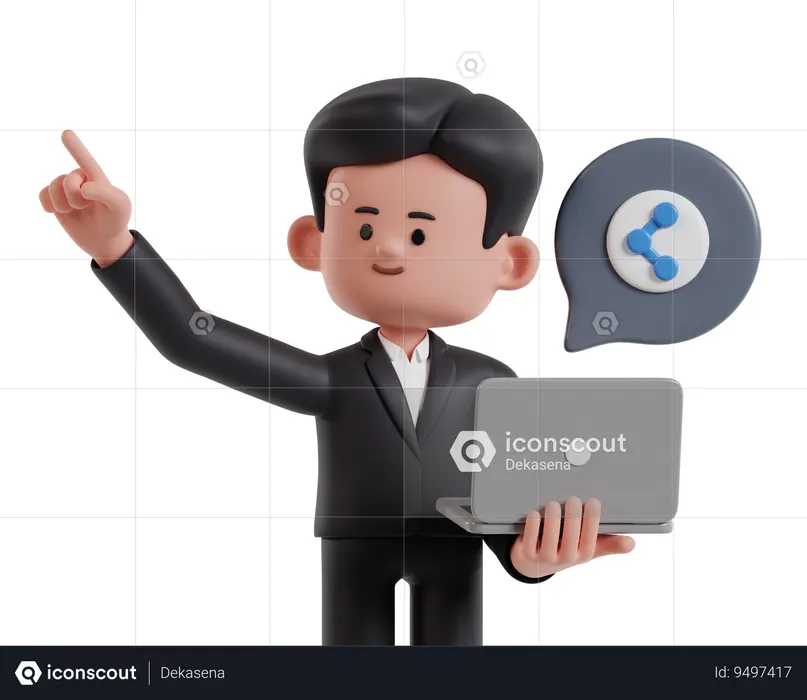 Software Engineers Are Sharing Programs Online  3D Illustration