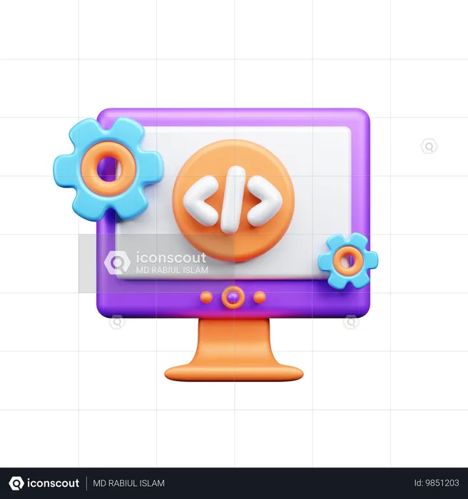 Software-Entwicklung  3D Icon