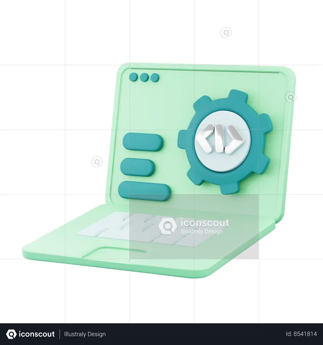 Software Intergration  3D Icon
