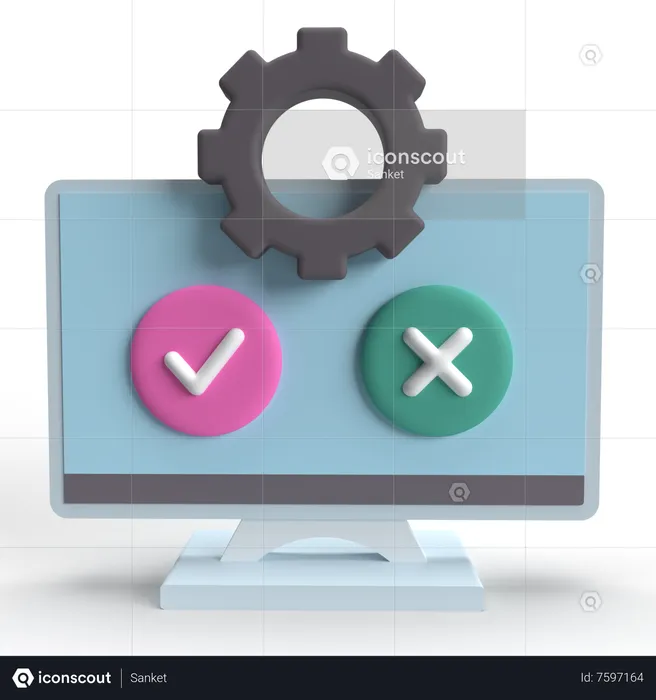 Software Setting  3D Icon