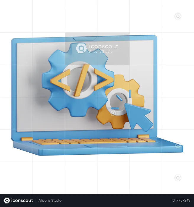 Software Testing  3D Icon