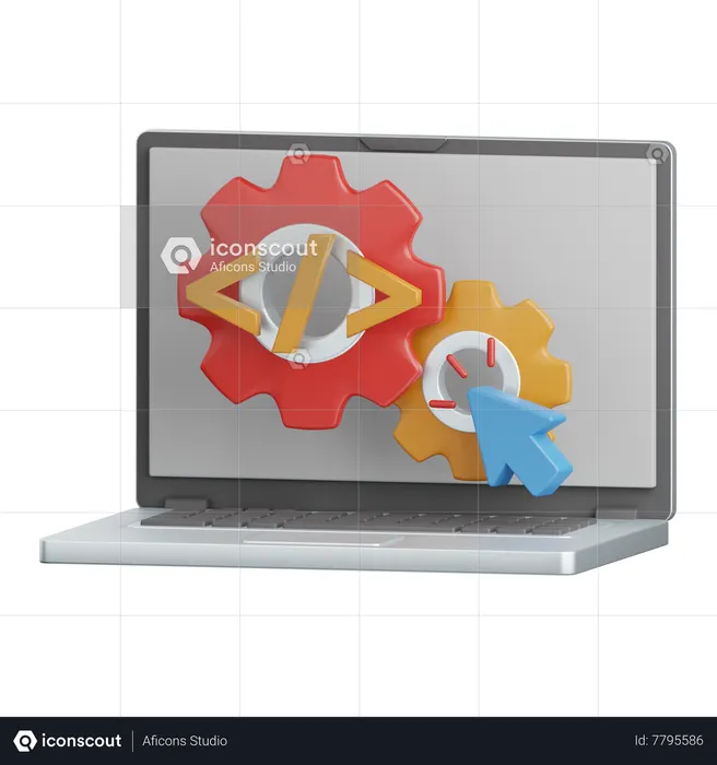 Software Testing  3D Icon