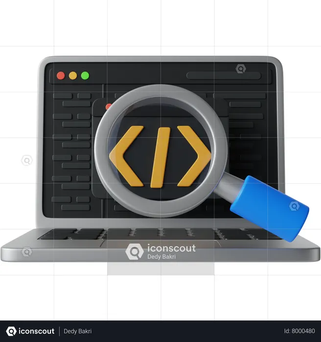 Software Testing  3D Icon