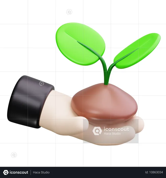 Soin des plantes  3D Icon