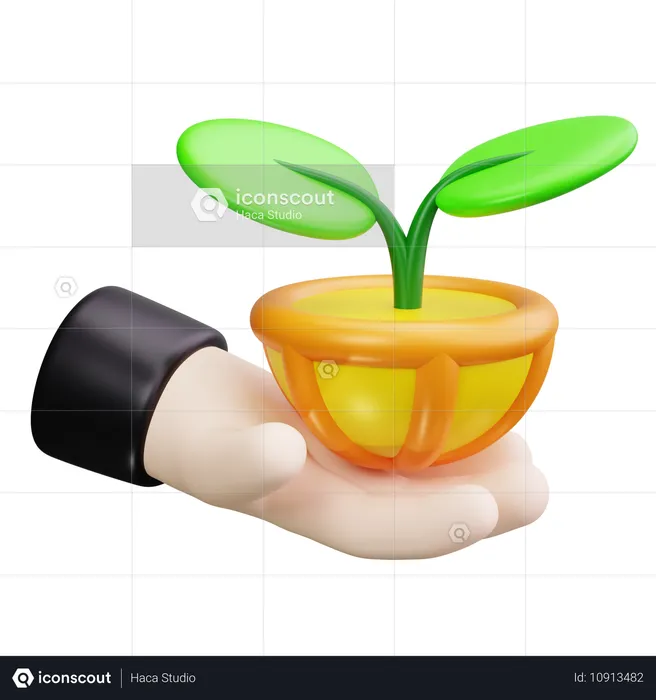 Soin des plantes  3D Icon