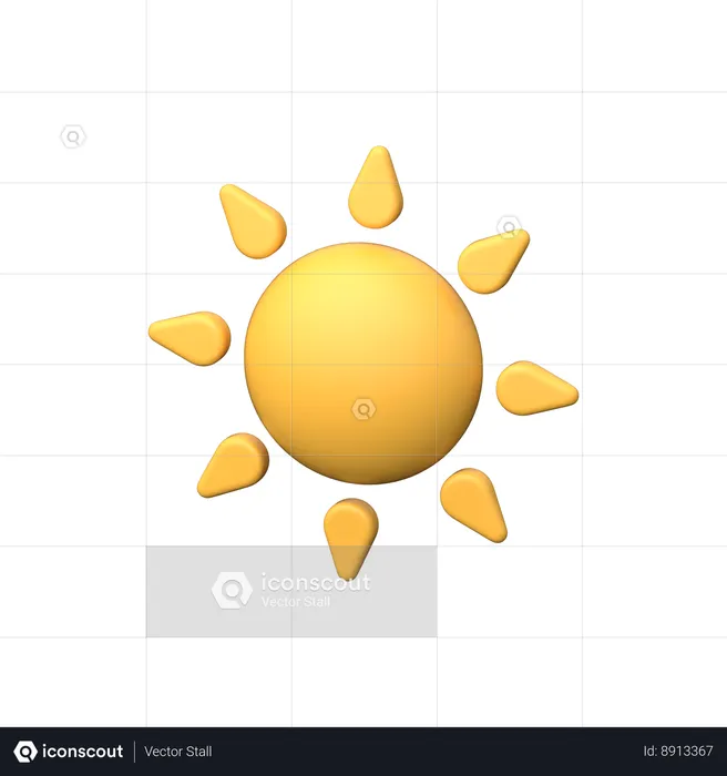 Sol  3D Icon