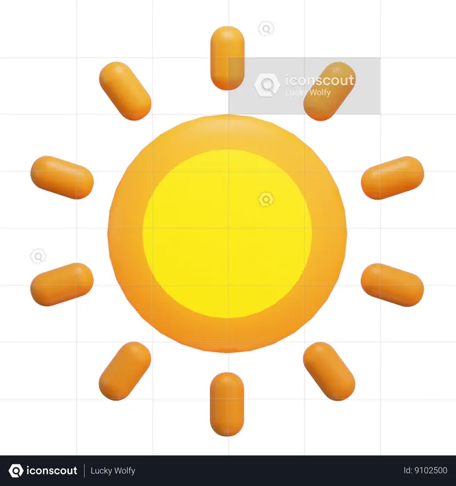 Sol  3D Icon