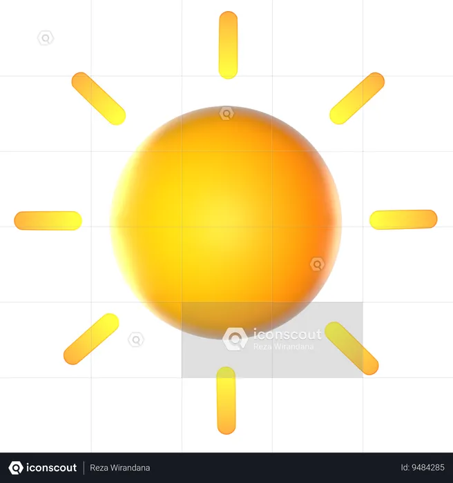 Sol  3D Icon