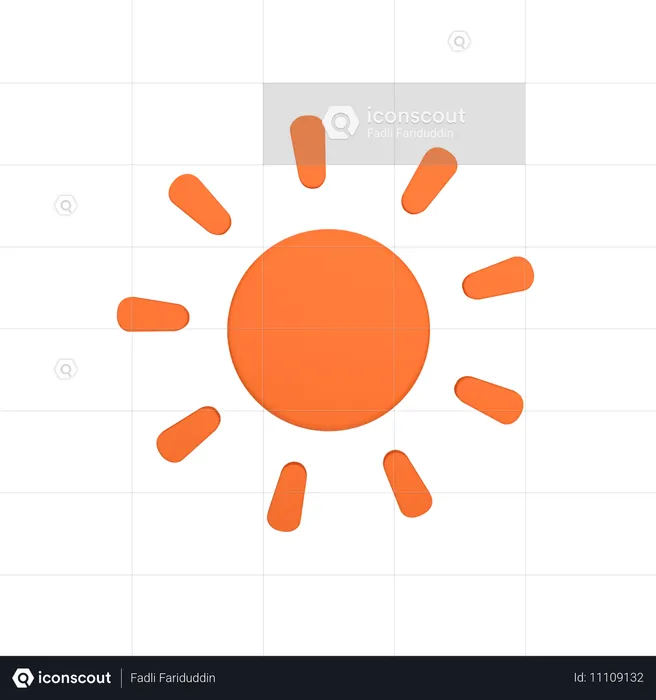 Sol  3D Icon