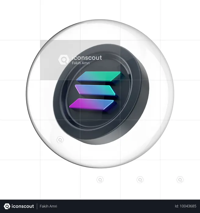 Holograma de solana  3D Icon