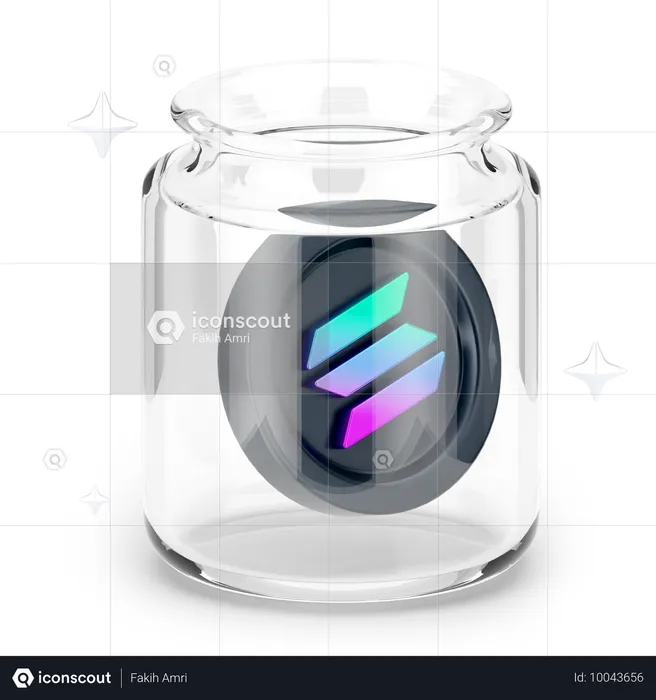 Solana jar  3D Icon