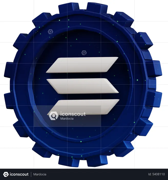 Solana-Münze  3D Icon