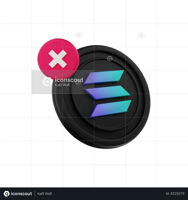 Solana schließen  3D Icon