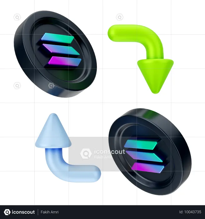 Troca de solana  3D Icon
