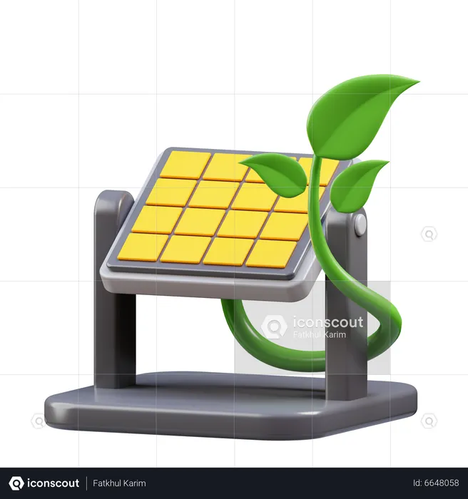 Solar  3D Icon