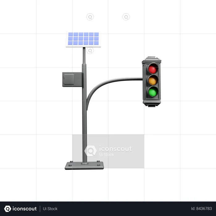 Solar Light  3D Icon