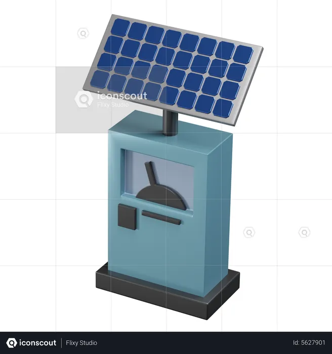 Solar Station  3D Icon