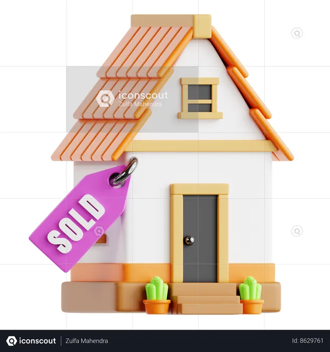 Sold  3D Icon