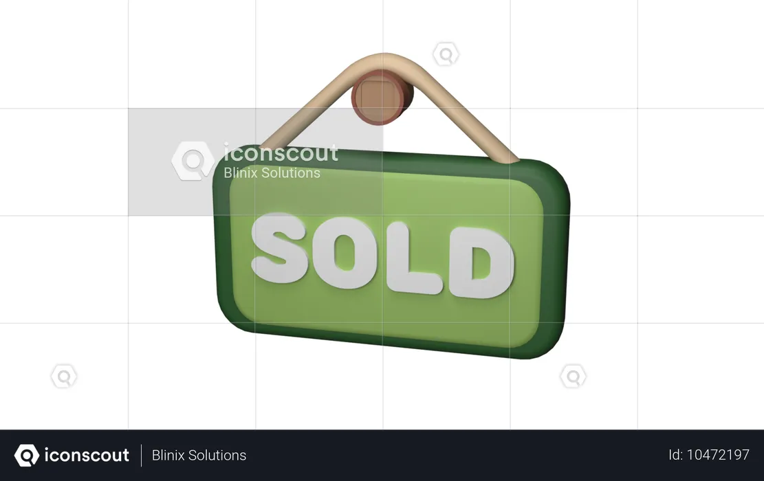 SOLD  3D Icon