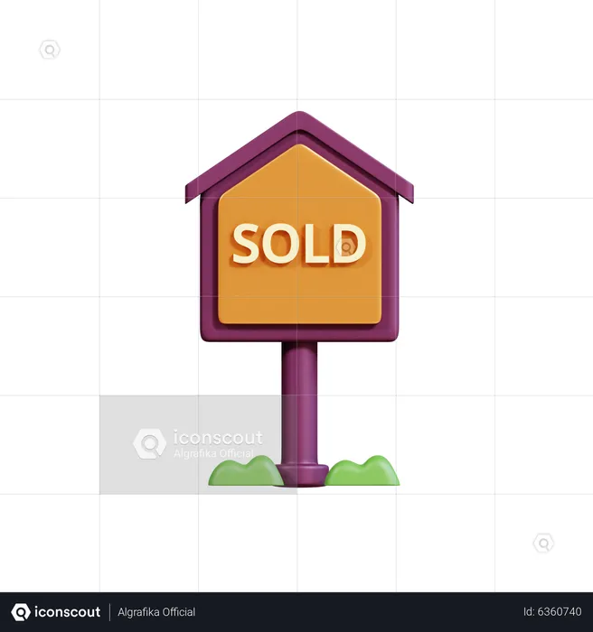 Sold Signature  3D Icon