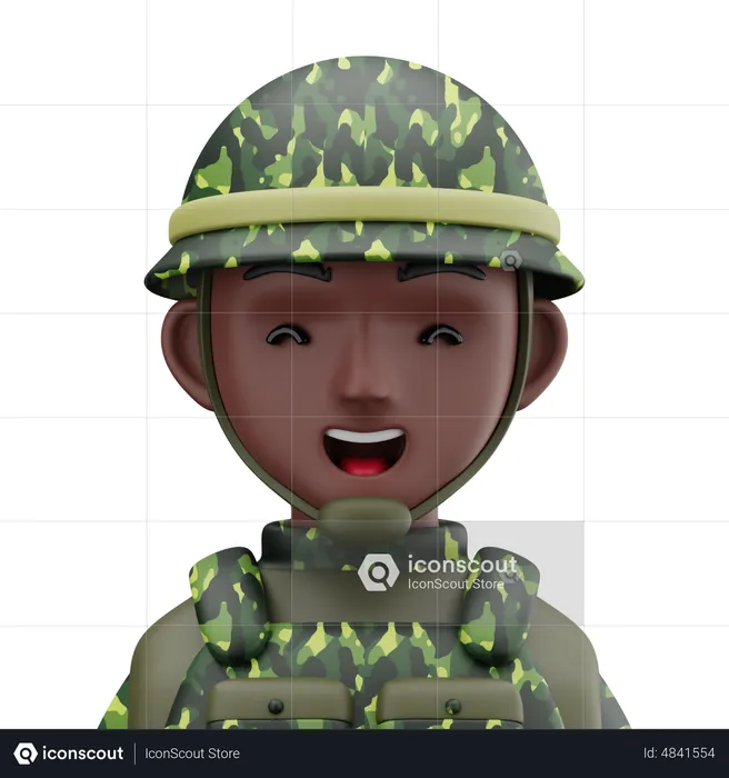 Soldier  3D Icon