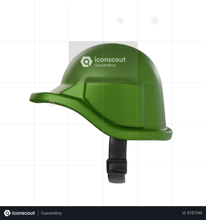 Soldier Cap  3D Icon