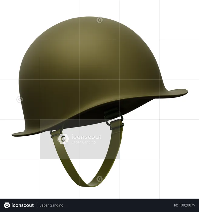 Soldier Helmet  3D Icon