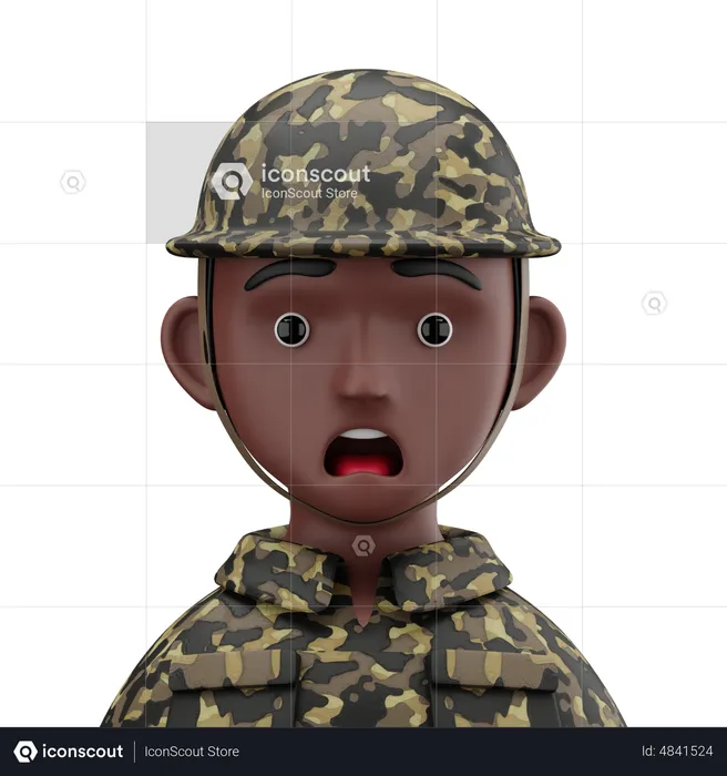 Soldier Man  3D Icon