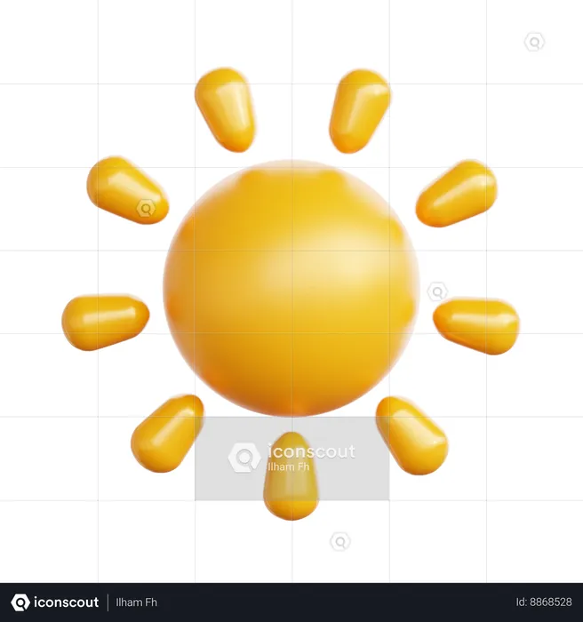 Soleil  3D Icon