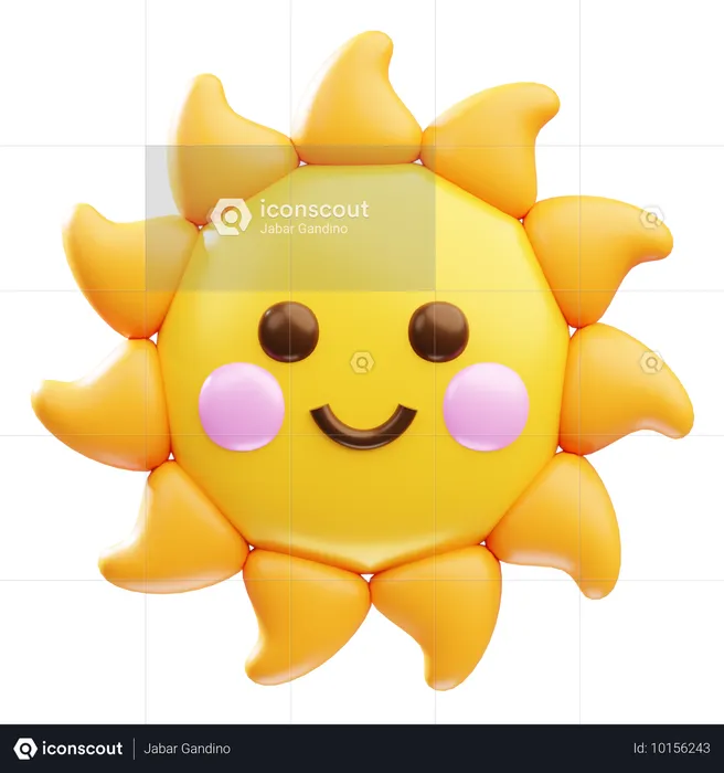 Soleil  3D Icon