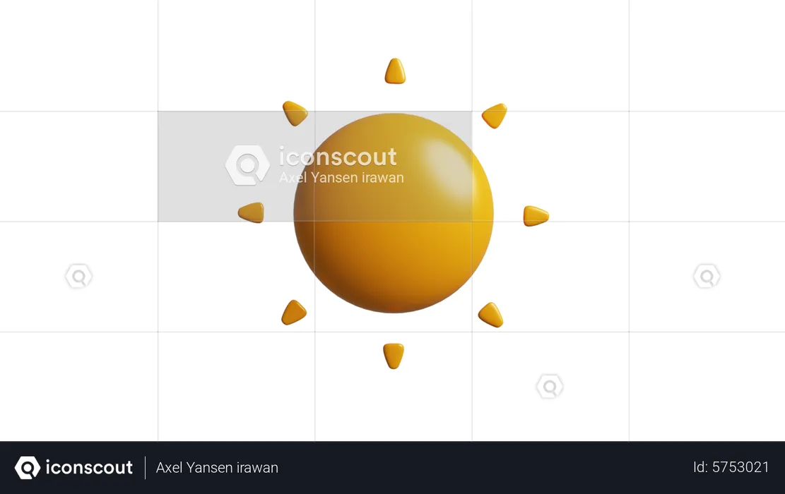 Soleil  3D Icon