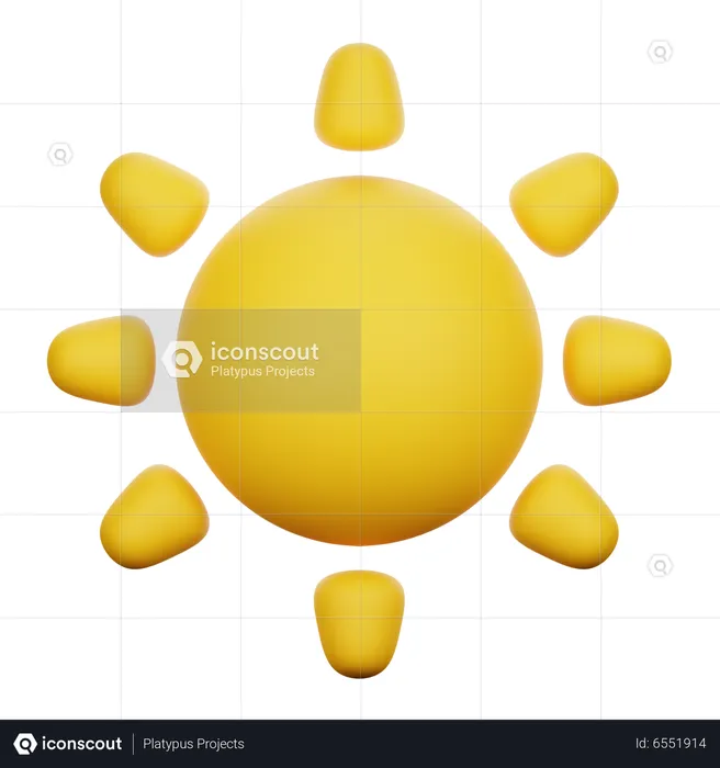 Soleil  3D Icon