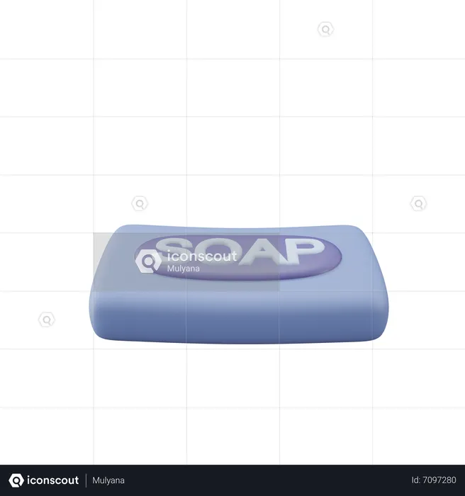 Solid Soap  3D Icon