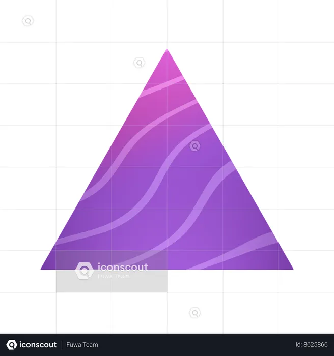 Solid Triangle  3D Icon