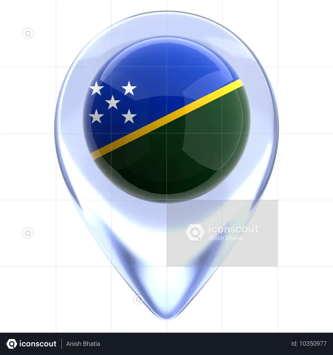 Solomon islands Flag 3D Icon